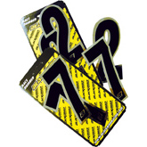 Blackbird siffror Chrome NR 0 3st/sats 1 - Nummerplåtsbakgrund & Siffror - D13736 - 1