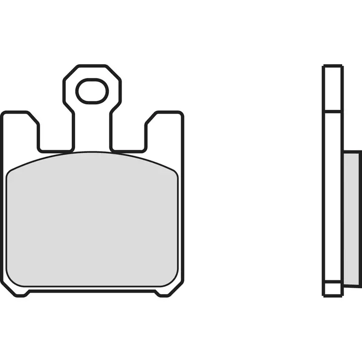 Brembo Bromsbelägg Sintered Front Road - Bromsbelägg - D6176 - 1