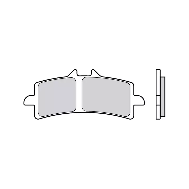 Brembo Bromsklossats Sintered Fram Road - Bromsbelägg - D114326 - 1