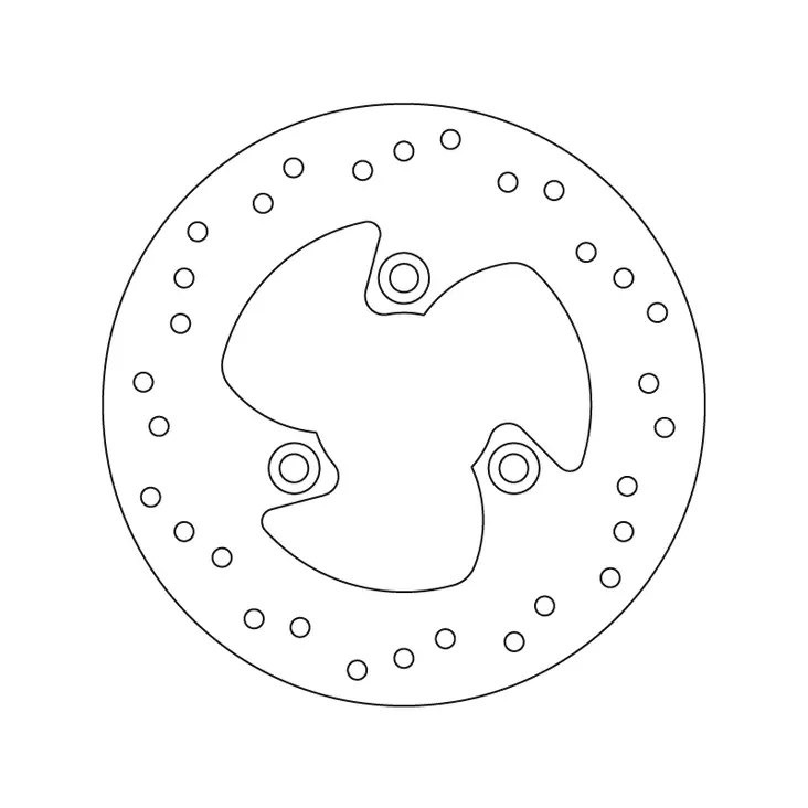 Brembo Serie Oro bromsskiva - Bromsskivor - D6236 - 1