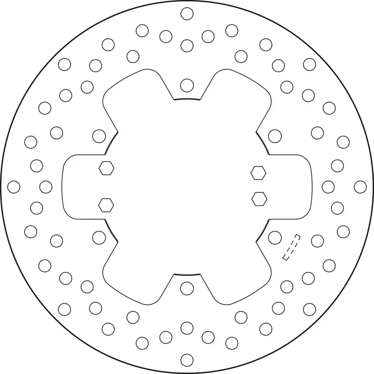 Brembo Serie Oro bromsskiva - Bromsskivor - D6306 - 0