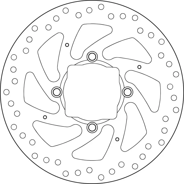 Brembo Serie Oro bromsskiva - Bromsskivor - D88206 - 1