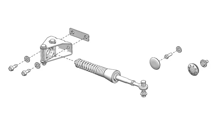 Camso Tatou 4S transfer kit IS MY2010-> - Reservdelar till bandsatser - D93206 - 1