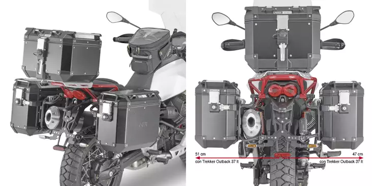 GIVI RAPID RELEASE SIDE CASE HOLDER - Monteringsatser & Pakethållare - D338656 - 1