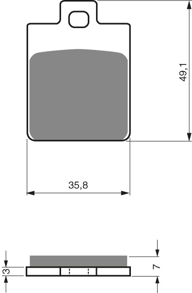 GOLDFREN Bromsbelägg 137 Ceramic Carbon - Bromsbelägg - D26516 - 1