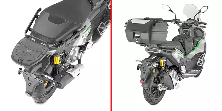 Givi Specific rear rack BRERA X 125-300 - Monteringsatser & Pakethållare - D466286 - 1