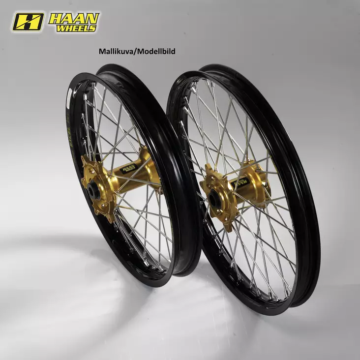 Haan wheel KX65 00- 14-1,60 GOLD HUB/BLA - Kompletta Hjul - D334306 - 1