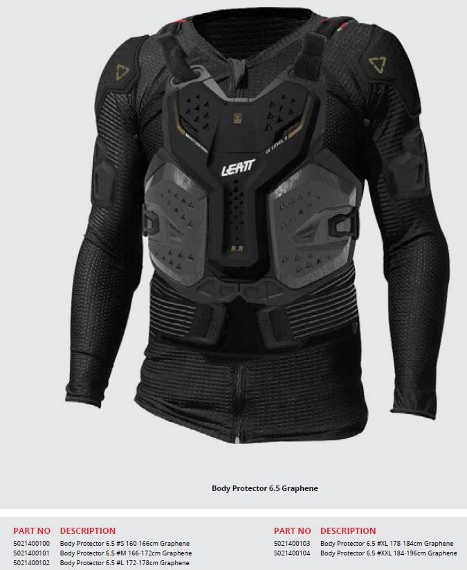 Leatt Skyddsjacka 6.5 Svart/Grå - MC Skyddsvästar/jackor - D334026 - 1