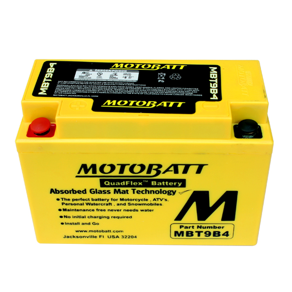 Motobatt MBT9B4 batteri - Batterier - D2766 - 1