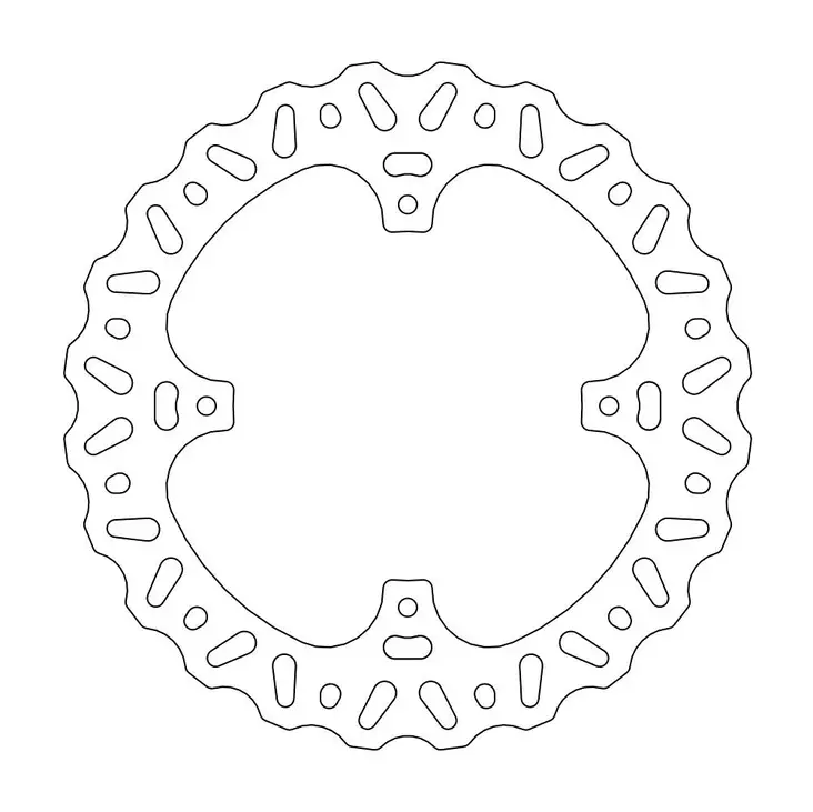 Moto-Master Bromsskiva CR/CRF bak Nitro - Bromsskivor - D135186 - 1