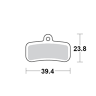 Motomaster Brake pad bicycle Sinter: Shi - Bromsbelägg - D461656 - 1