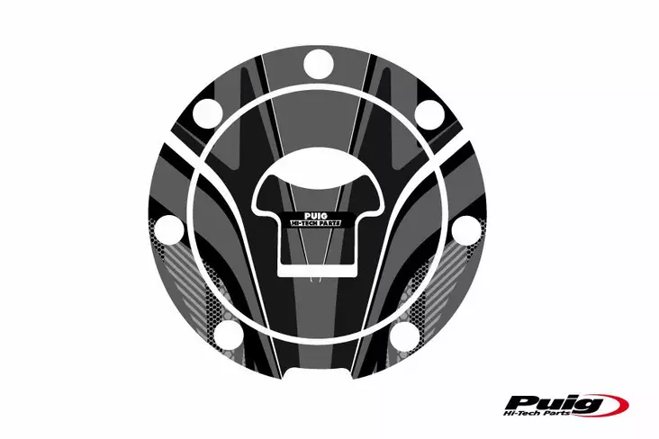 Puig Fuel Cap Cover Radical Honda C/Grey - Modellspecefika dekaler - D183266 - 1