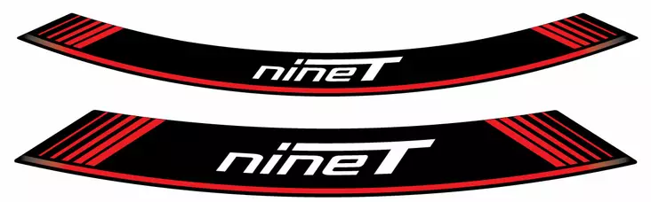 Puig Kit 8 Rim Strips R Nine T C/Red - Fälgdekaler - D185776 - 1