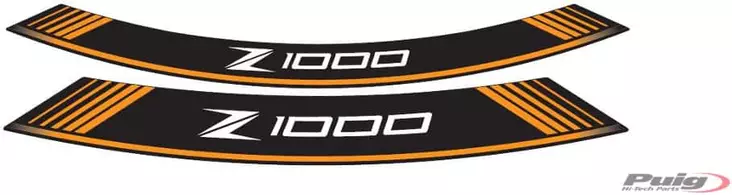 Puig Kit 8 Rim Strips Z1000 C/Orange - Fälgdekaler - D184716 - 1