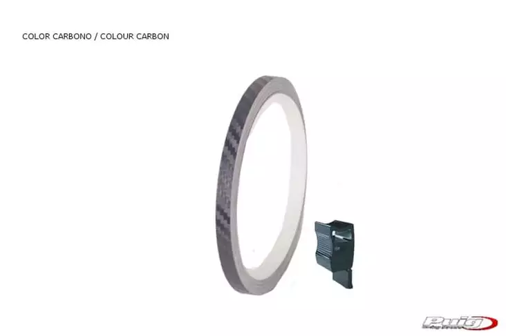 Puig Rim Strip 6 Meters+Aplicator C/Carb - Fälgdekaler - D181836 - 1