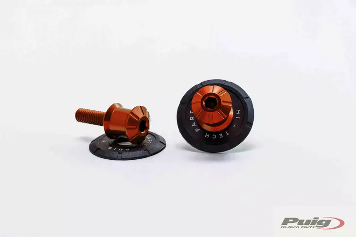 Puig Spools Hi-Tech Parts Dim.10 C/Orang - Crashpads - D186006 - 1