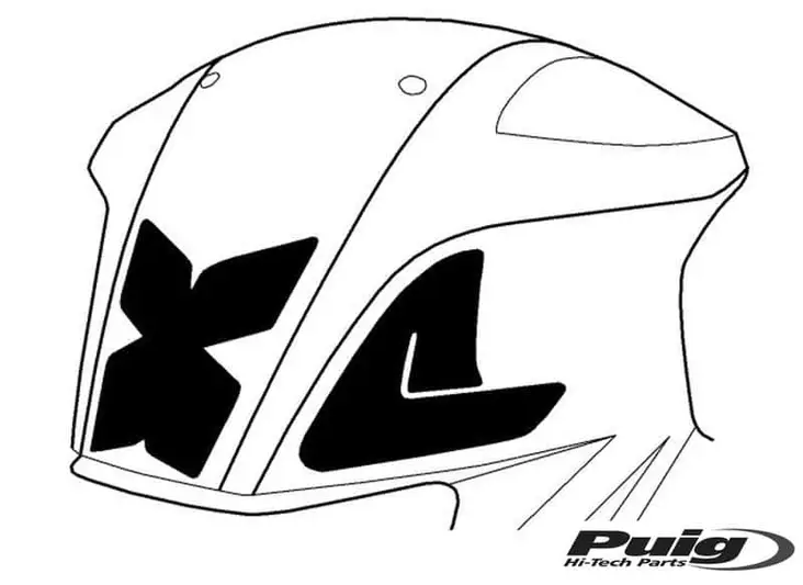 Puig Tank Pad + Side Part Bmw F800R 09-1 - Tankskydd - D185246 - 1