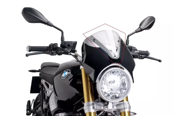 Puig Windshield New Generation Bmw R Nin - Vindskydd - D184256 - 1