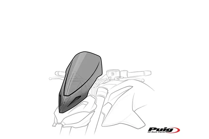Puig Windshield New Generation Touring B - Vindskydd - D437686 - 1