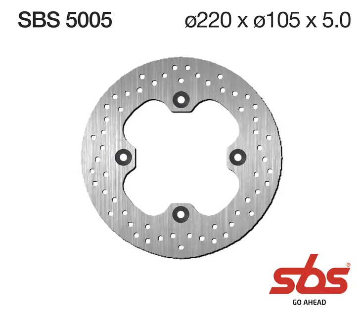 Sbs bromsskiva Standard - Bromsskivor - D131106 - 1