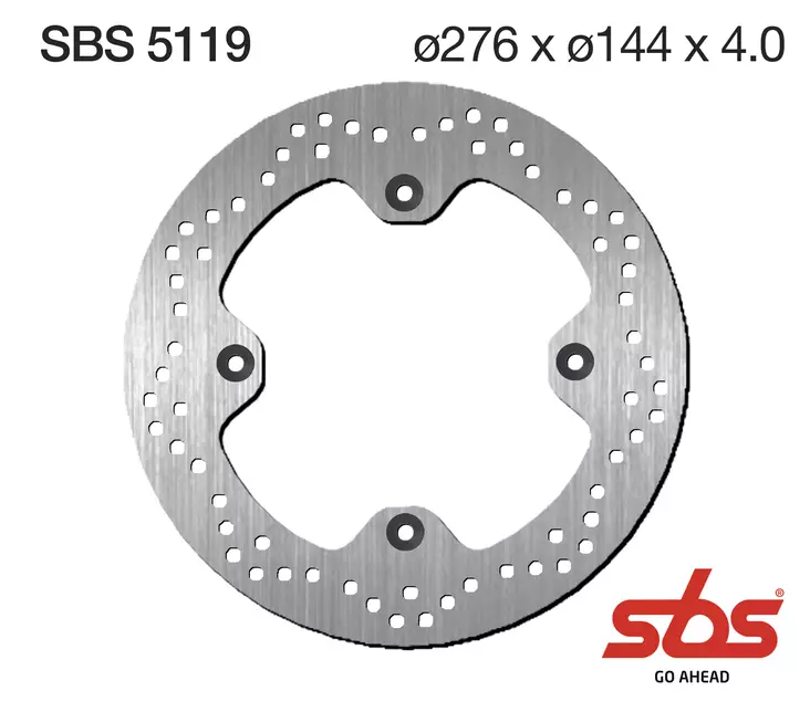 Sbs bromsskiva Standard - Bromsskivor - D131216 - 1