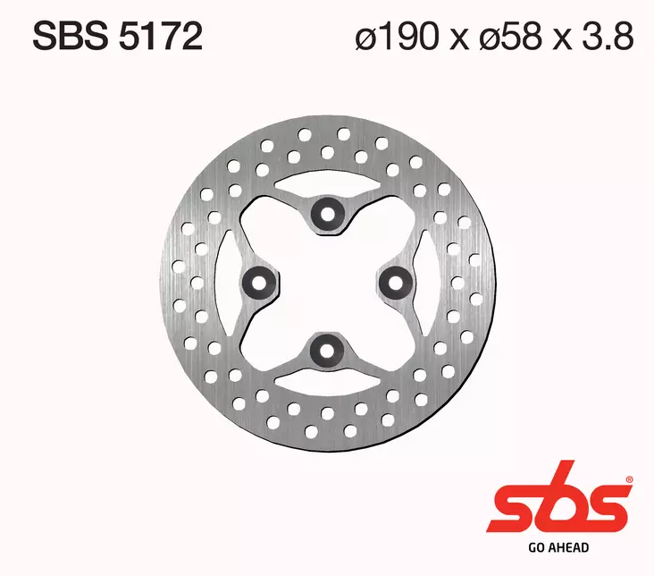 Sbs bromsskiva Standard - Bromsskivor - D131256 - 1