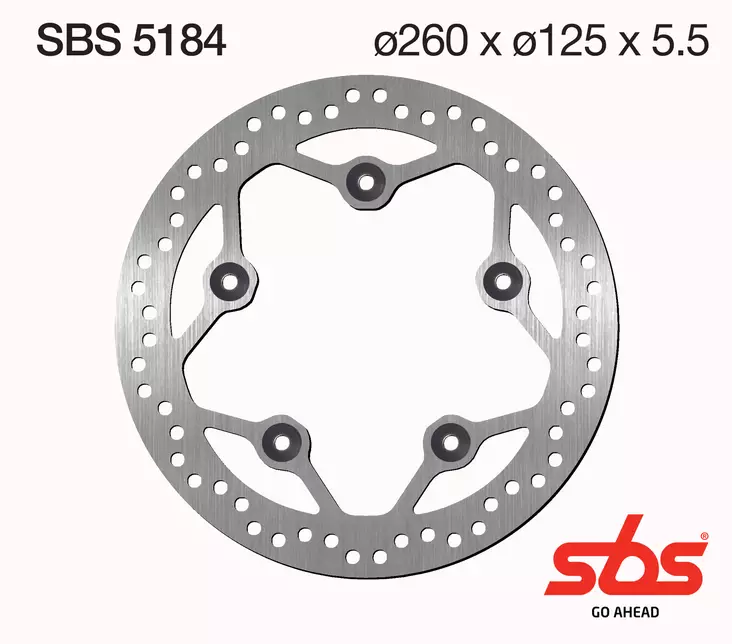 Sbs bromsskiva Standard - Bromsskivor - D131266 - 1