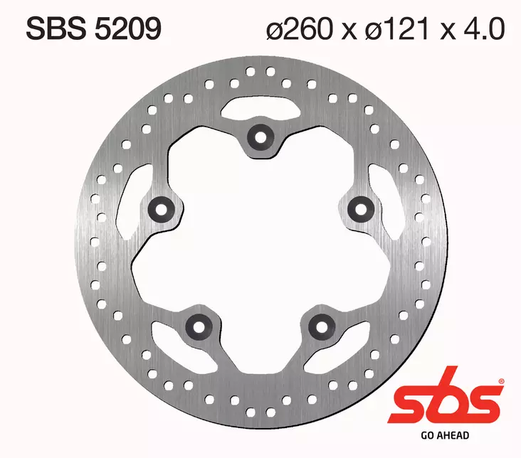 Sbs bromsskiva Standard - Bromsskivor - D131286 - 1
