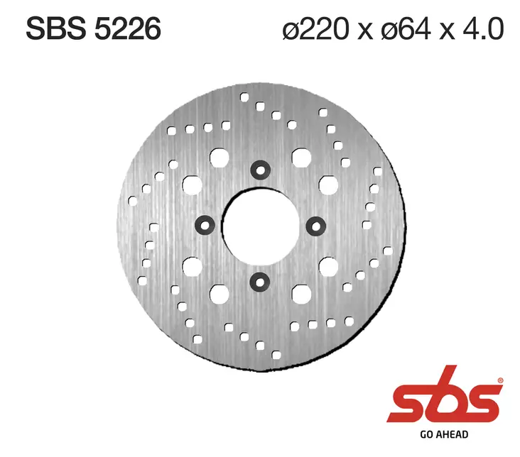 Sbs bromsskiva Standard - Bromsskivor - D131296 - 1