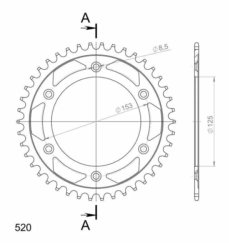 Supersprox Bakdrev Stål 210.42 - Bakdrev - D111326 - 1