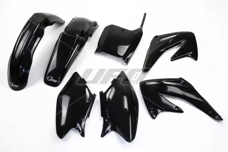 UFO Plastkit 5-delar Svart CRF450 02-03 - Plastkit - D33586 - 1