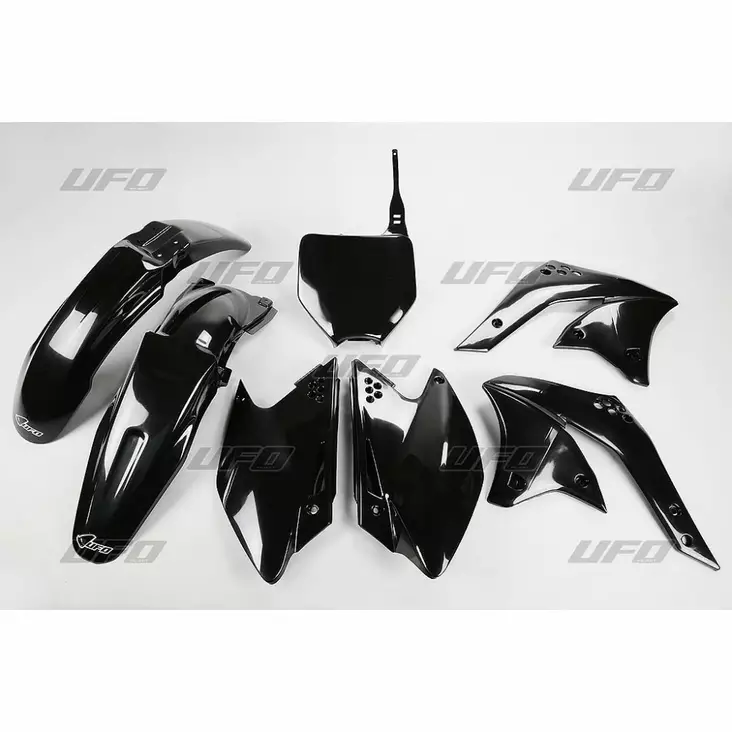 UFO Plastkit 5-delar Svart KXF250 06-08 - Plastkit - D33626 - 1