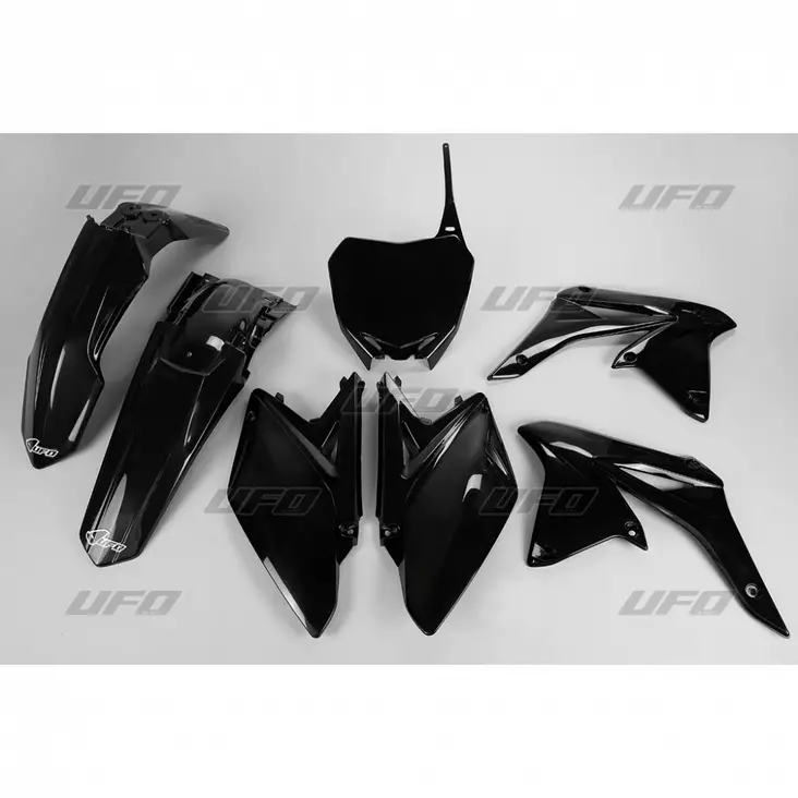 UFO Plastkit 5-delar Svart RMZ250 10-18 - Plastkit - D33726 - 1