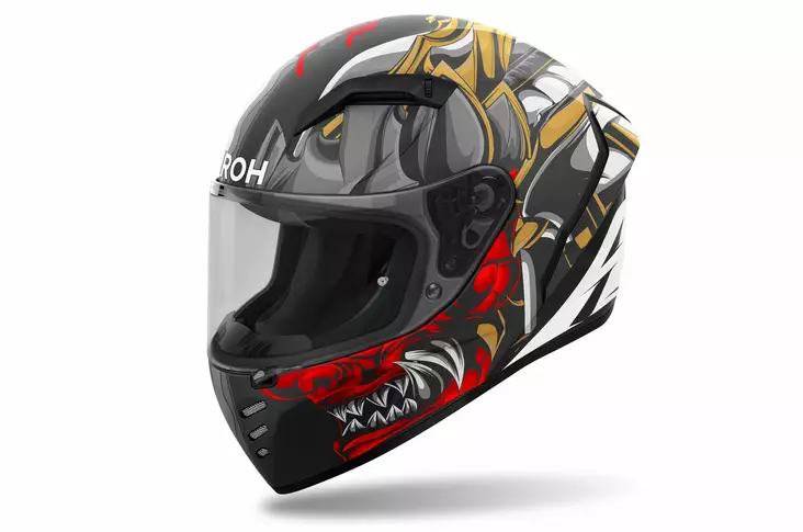 Airoh Hjälm Connor Samurai Matt - Integralhjälm - D487096 - 1