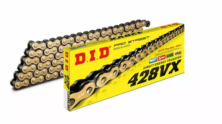 D.I.D 428VX G&B Chain+Connecting link (F - Kedjor 428 - D508476 - 1