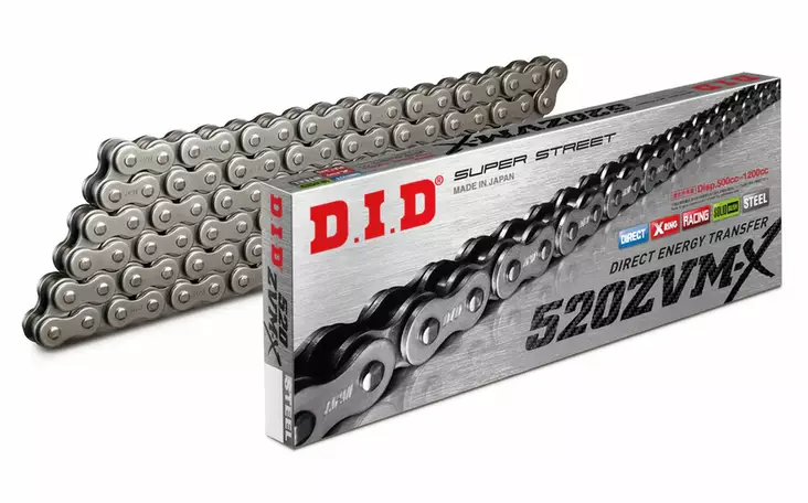 D.I.D 520ZVM-X Chain+Connecting link riv - Kedjor 520 - D508496 - 1