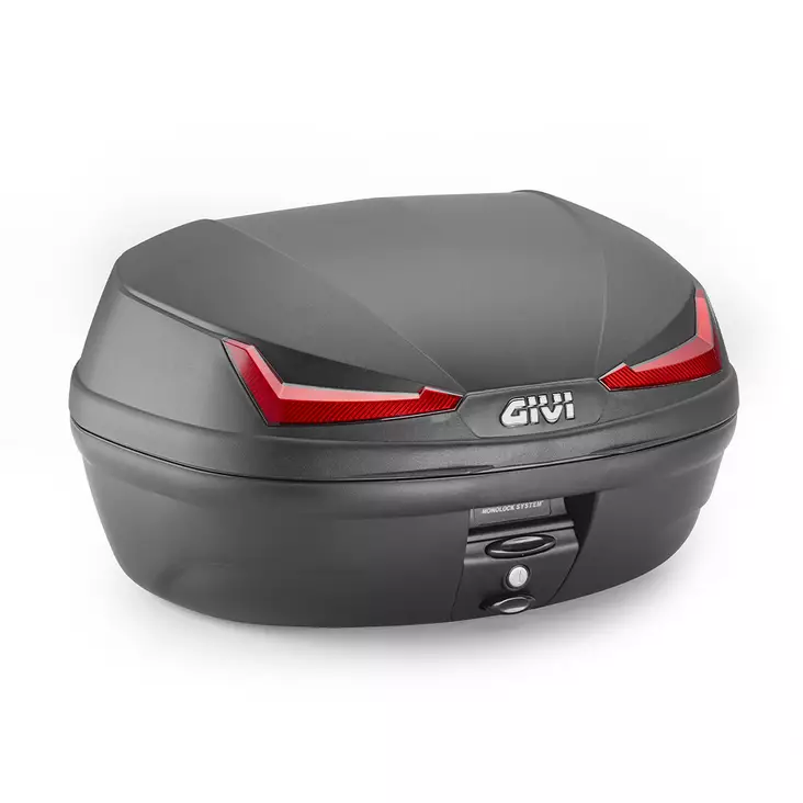 Givi Black Monolock Topcase 45Lt Red Ref - Hårda väskor - D481996 - 1