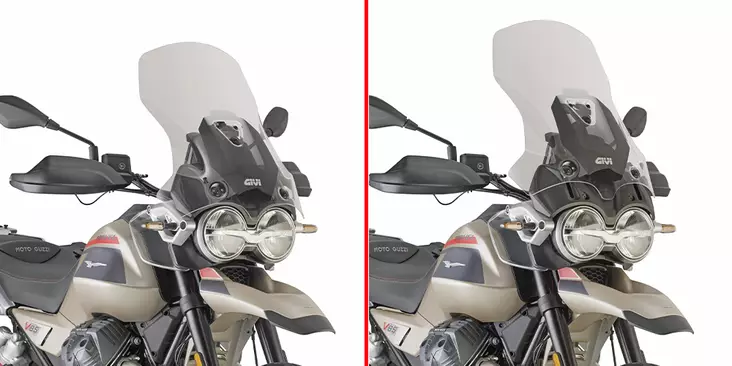 Givi Transp. Screen Moto Guzzi V85 Tt (2 - Vindskydd - D491476 - 1