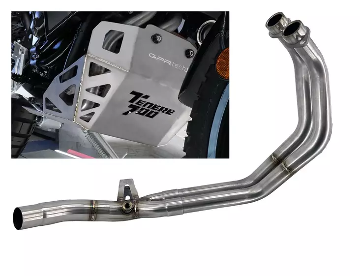 GPR YamahaTenere 700 2019/2020 e4 Decata - Midpipes - D498056 - 1