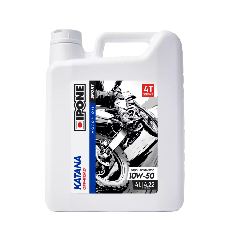 Ipone Katana OFF-ROAD 10W50 4L (6) - Motorcykeloljor 4T - D203286 - 1