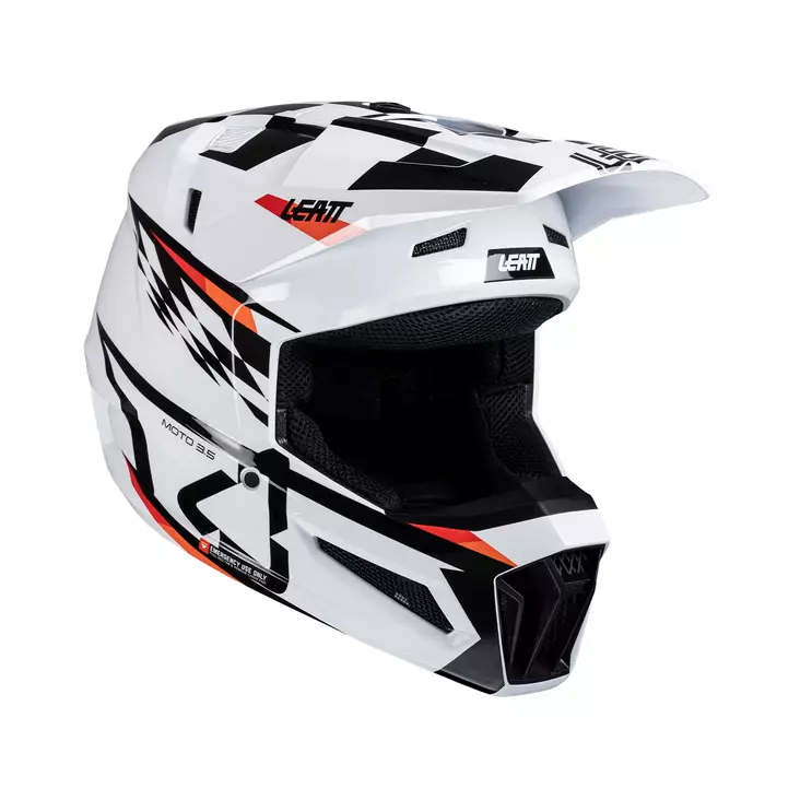 Leatt Helmet Kit Moto 3.5 Jr V25 White - Crosshjälmar - D484256 - 1