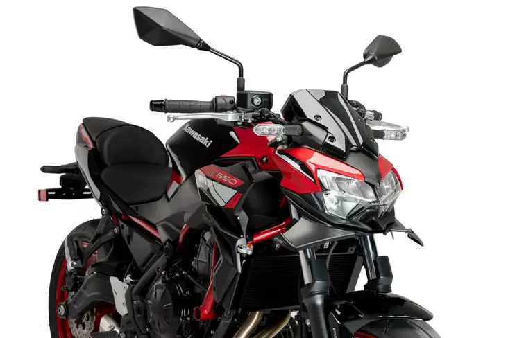 Puig Frontal Spoiler Naked Kawasaki Z650 - Kåpor & Vingar Street - D483816 - 1