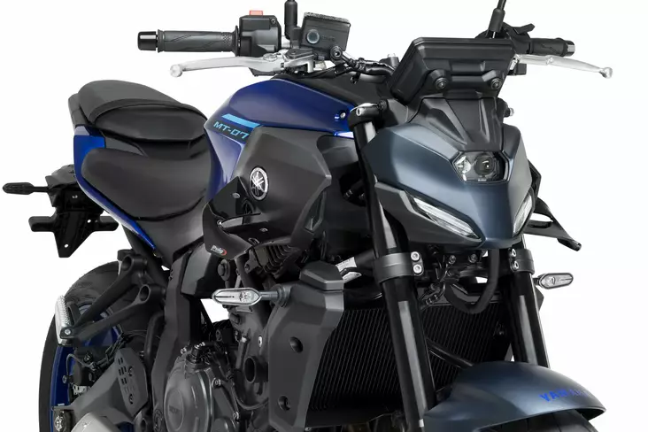 Puig Spoilers D12 Yamaha Mt-07 25' C/Bla - Kåpor & Vingar Street - D520436 - 1