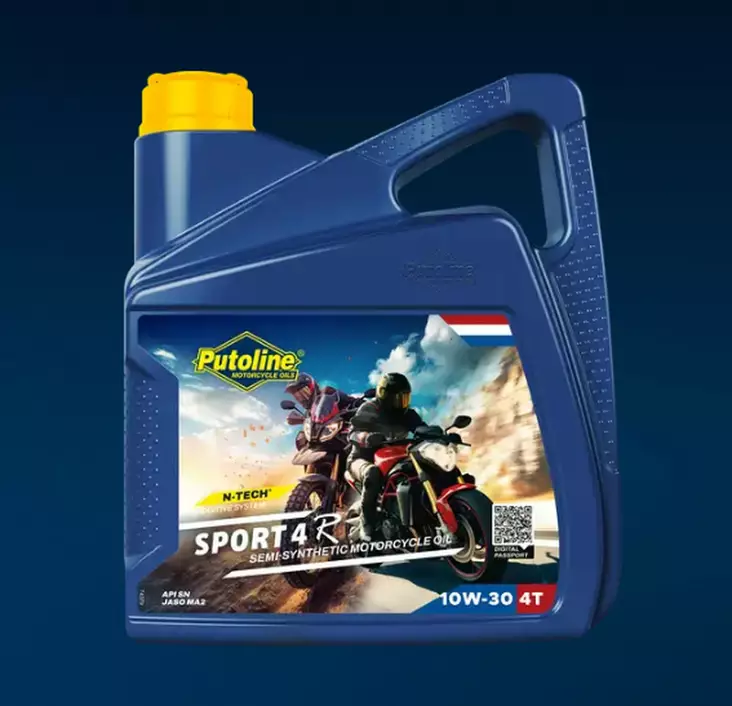 Putoline Sport 4R 10W-30- 4L (4) - Motorcykeloljor 4T - D535396 - 1
