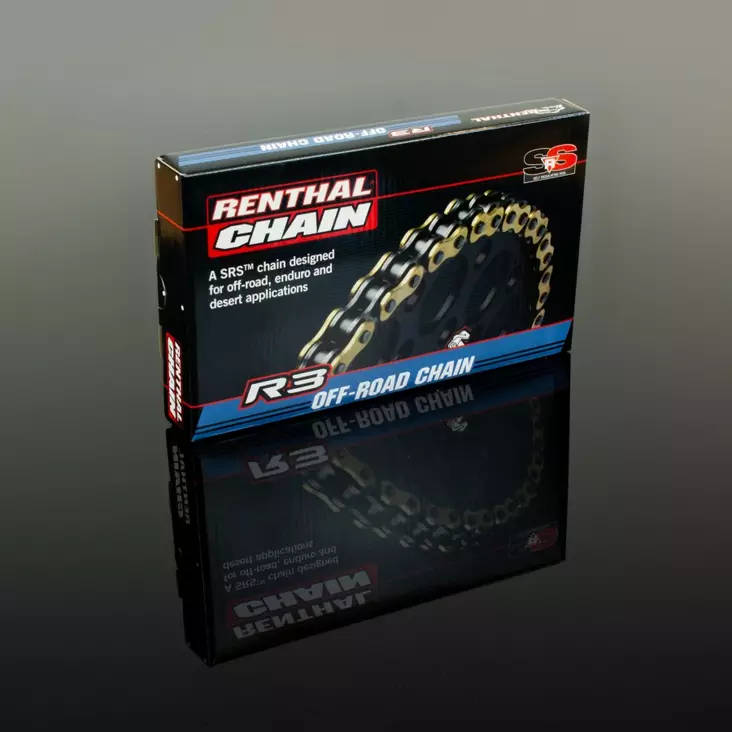 Renthal Chain R3.3 O-Ring (SRS-style) 52 - Kedjor 520 - D525786 - 1