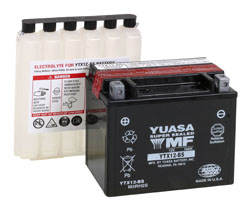 Yuasa Batteri, YTX12-BS (CP) Inkl syra ( - MC Universaldelar och Verktyg - D2647 - 1