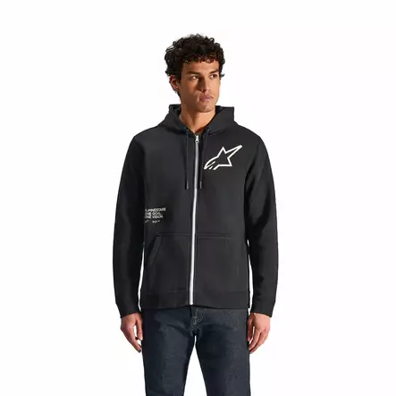 Alpinestars Hoodie Transverse Svart/Röd - Hoodies & Sweatshirts - D518477 - 1
