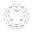 Brembo Serie Oro bromsskiva - Bromsskivor - D6247 - 1