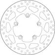 Brembo Serie Oro bromsskiva - Bromsskivor - D88207 - 1