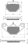 GOLDFREN Bromsbelägg 005 Ceramic Carbon - Bromsbelägg - D26407 - 1